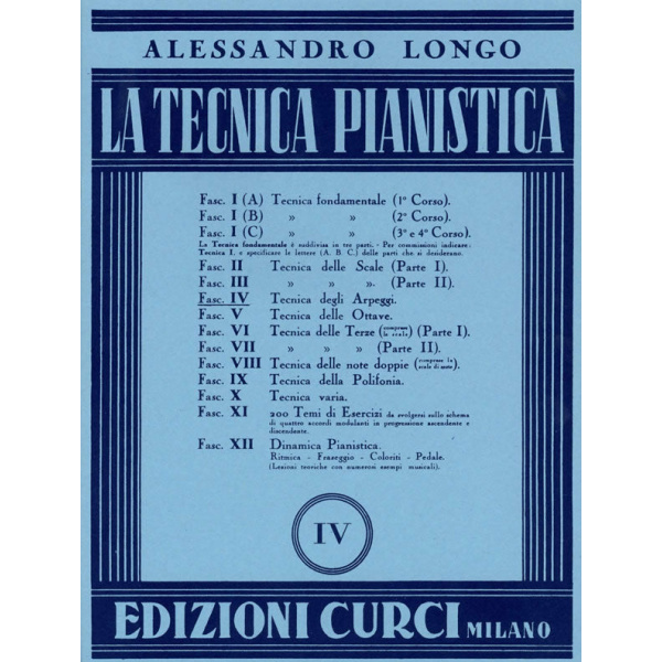 LONGO - LA TECNICA PIANISTICA IV