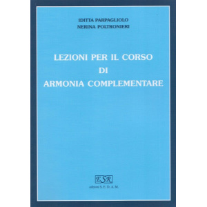 POLTRONIERI - LEZIONI PER IL CORSO DI ARMONIA COMPLEMENTARE