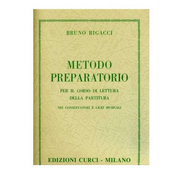 RIGACCI - METODO PREPARATORIO PER IL CORSO DI LETTURA DELLA PARTITURA