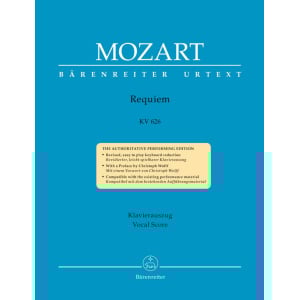 MOZART - REQUIEM KV626 - VOCAL SCORE