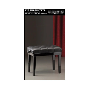 CGM 125 EUROPA TRAPUNTATA PANCHETTA NERO LUCIDO