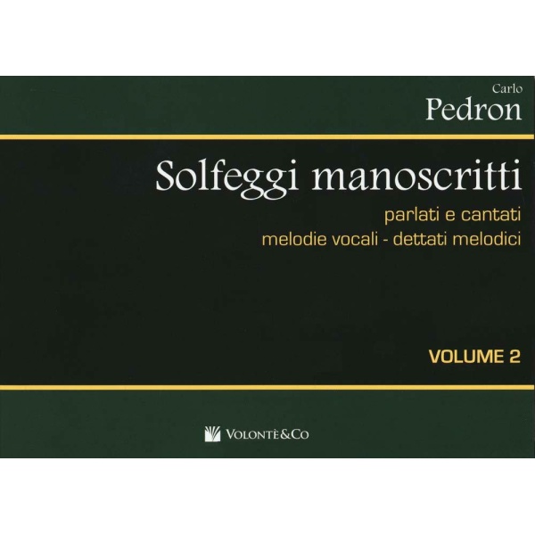 PEDRON - SOLFEGGI MANOSCRITTI 2