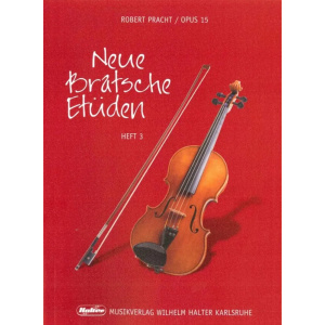 PRACHT - Neue Bratsche Etuden Heft 3 op.15