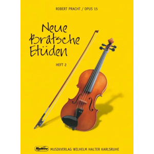 PRACHT - Neue Bratsche Etuden Heft 2 op.15