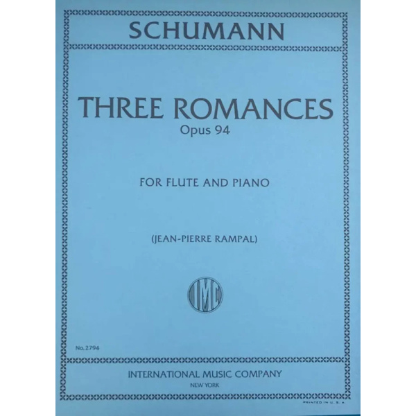 SCHUMANN - Three Romances Opus 94