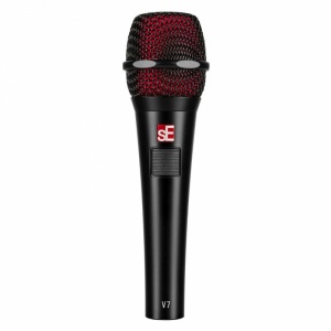 sE Electronics V7 PTT Microfono Dinamico per Uso Live con Pulsante Push To Talk