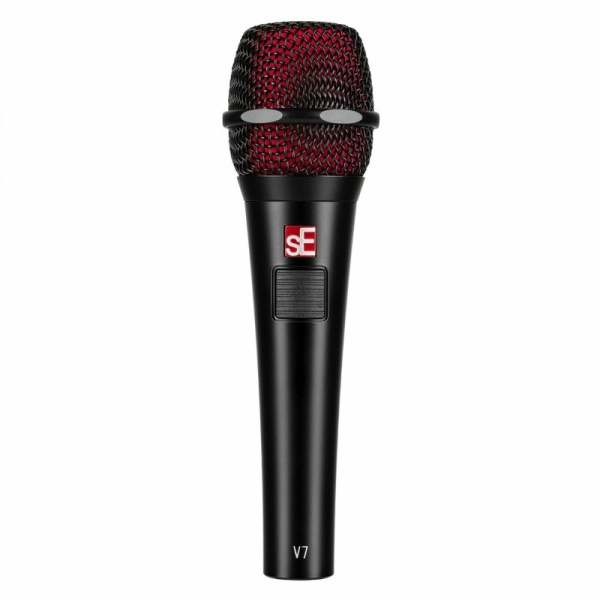 sE Electronics V7 PTT Microfono Dinamico per Uso Live con Pulsante Push To Talk