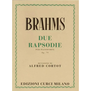 BRAHMS - 2 RAPSODIE Op. 79