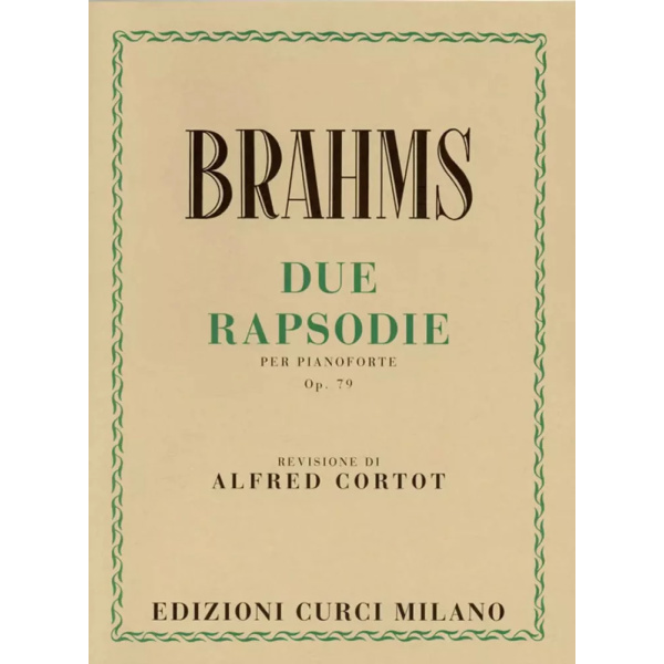 BRAHMS - 2 RAPSODIE Op. 79