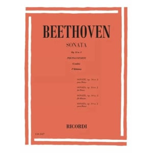 BEETHOVEN - SONATA PER PIANOFORTE OP. 10 N. 2 - CASELLA