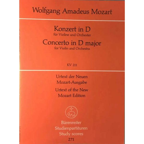 MOZART - Concerto D Major Kv211