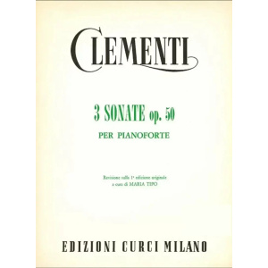 Clementi - 3 SONATE OP. 50 PER PIANOFORTE