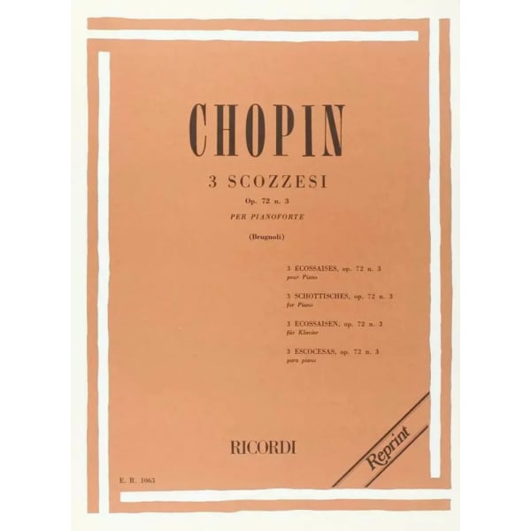 Chopin - 3 Scozzesi Op. 72: N. 3