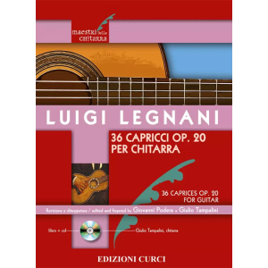 LEGNANI - 36 CAPRICCI OP. 20 PER CHITARRA