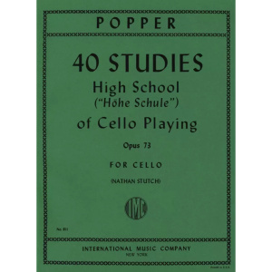 POPPER - 40 Studies op. 73