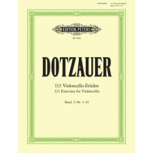 DOTZAUER - 113 Violoncello-Etuden Vol. 1