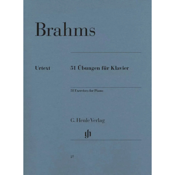 BRAHMS - 51 Exercises for Piano