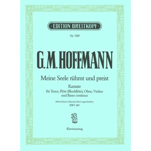 HOFFMANN - Kantate BWV 189 Come