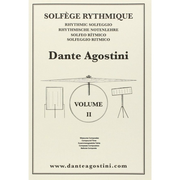 DANTE AGOSTINI - SOLFEGE RYTHMIQUE - VOLUME 2