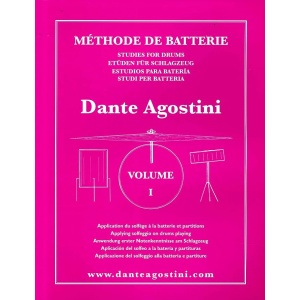 DANTE AGOSTINI - METHODE DE BATTERIE - VOLUME 1