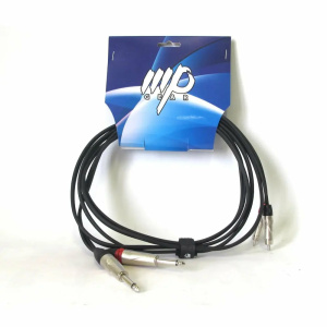MP GEAR  CAVO 2RCA/2 JACK 6.3 3MT
