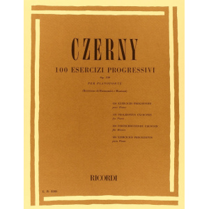 CZERNY – 100 ESERCIZI PROGRESSIVI - OP. 139