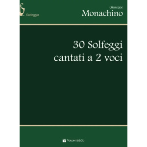 MONACHINO - 30 Solfeggi Cantati A 2 Voci