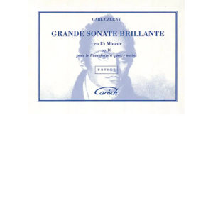 CZERNY - Grande Sonate Brillante En Ut Mineur Op. 10