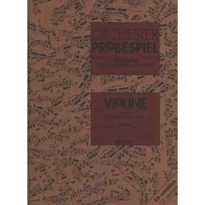 Orchester Probespiel Violine Band 2