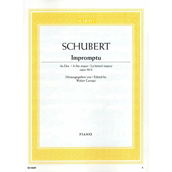 SCHUBERT - Impromptu 4 As Opus 90 D899