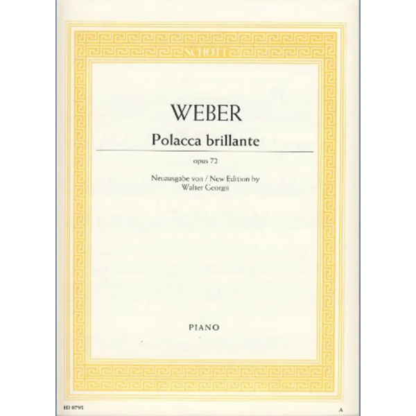 WEBER - Polacca Brillante Opus 72