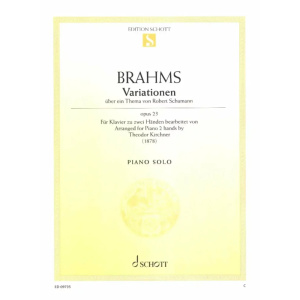 BRAHMS - Variationen über ein Thema von Robert Schumann op. 23