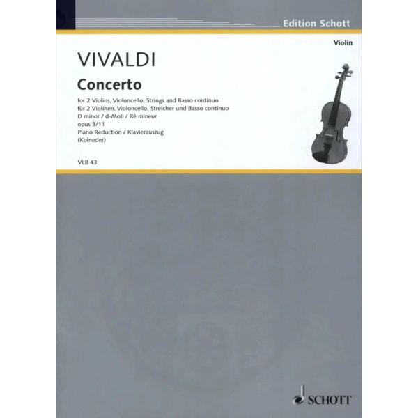 VIVALDI - Concerto D minor Opus 3/11