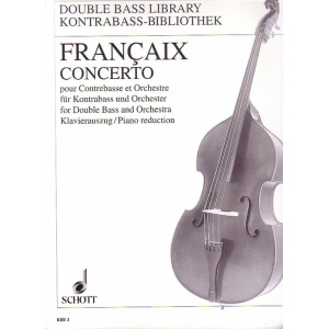 FRANÇAIX - Concerto for double bass and orchestra