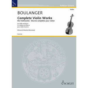 BOULANGER - Complete Violin Works