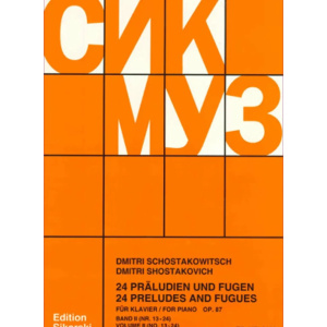 SCHOSTAKOWITSCH - 24 Preludes And Fugues For Piano Op.87 Vol 2