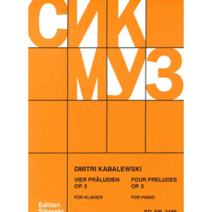 KABALEWSKI - Four Preludes Opus 5