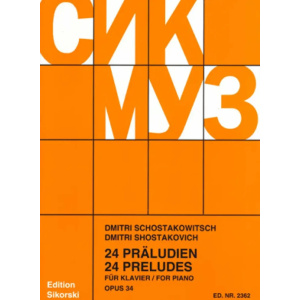 SCHOSTAKOWITSCH - 24 Preludes 24 Op.34