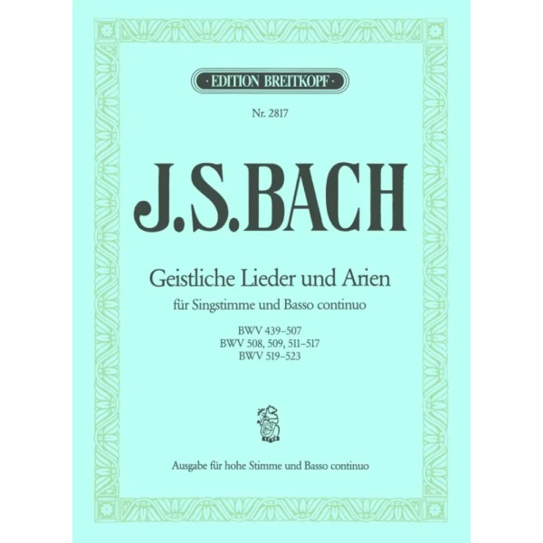 BACH - Geistliche Lieder und Arien