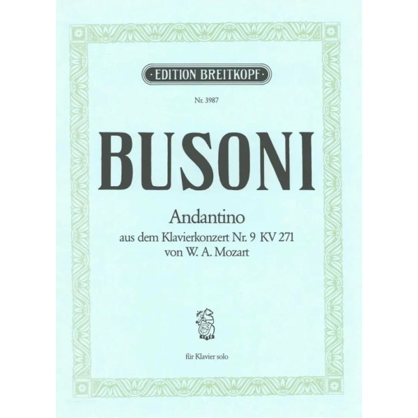 BUSONI - Andantino from the Piano Concerto No. 9