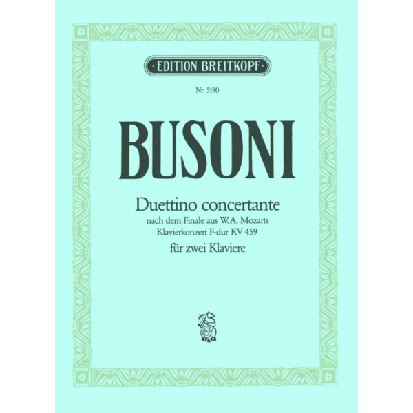 BUSONI - Duettino Concertante