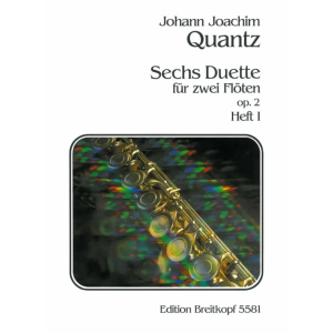 QUANTZ - Sechs Duette per 2 flauti op.2 volume 1