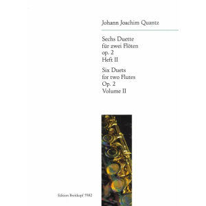 QUANTZ - Sechs Duette per 2 flauti op.2 volume 2