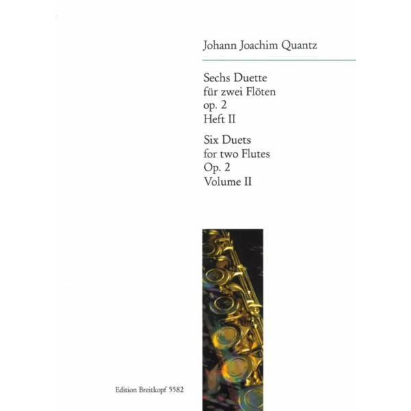 QUANTZ - Sechs Duette per 2 flauti op.2 volume 2
