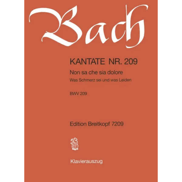 BACH - Kantate BWV 209 - Non sa che sia dolore