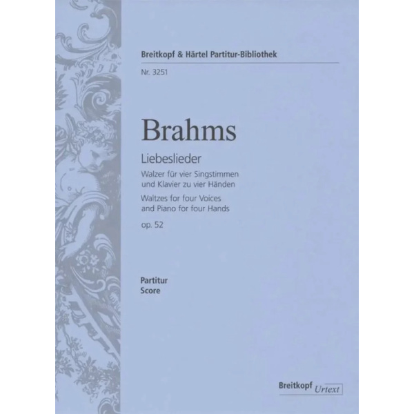 BRAHMS - Liebeslieder op.52 - 4 voci e piano a 4 mani