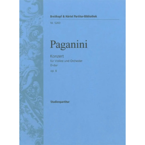PAGANINI - Violinkonzert D-dur op. 6