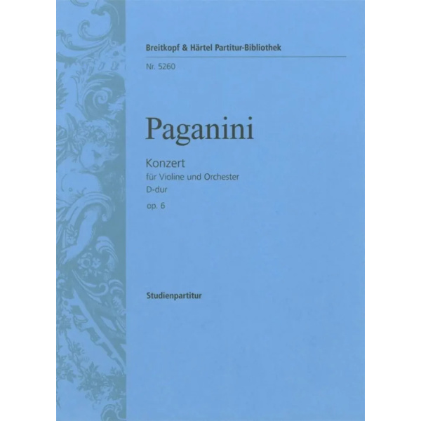 PAGANINI - Violinkonzert D-dur op. 6