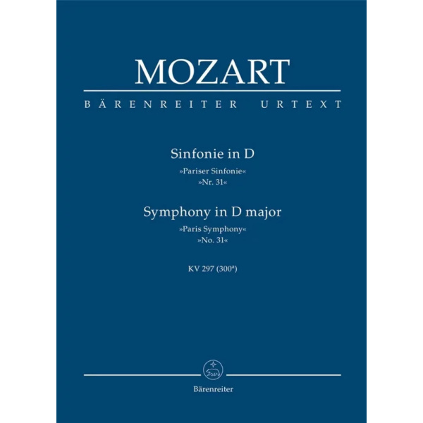 MOZART - Symphony 31 K297 Paris Study Score