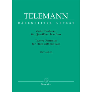 TELEMANN - Twelve Fantasias For Flute Without Bass